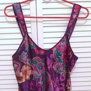 INNER MOST PURPLE FLORAL SLEEP TOP SMALL